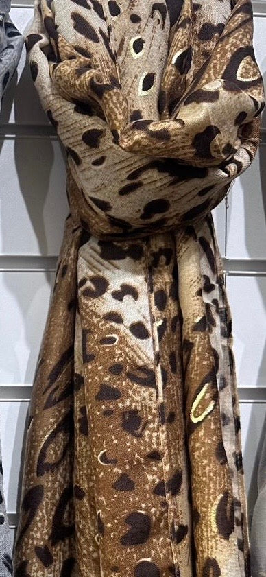 Brown Mix Scarf