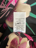 Floral Wallis Fully Lined Satin Skirt & Top Set. Skirt Size 16. Top Size 18.