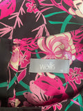 Floral Wallis Fully Lined Satin Skirt & Top Set. Skirt Size 16. Top Size 18.