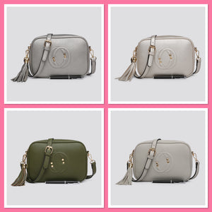 Cross Body Bag with Tassel Detail in Various Colours