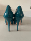 Teal 4.5” Heel Zara Court Shoe - Size 40