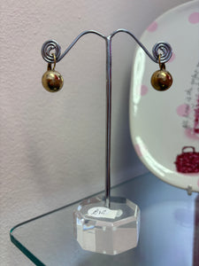 Gold Ball Earrings