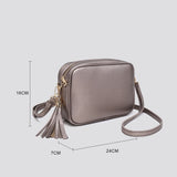 Cross Body Bag in Pewter, Gold & Black