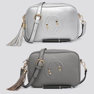Cross Body Bag with Stud Detail in Various Colours