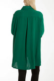 As Seen in Unique’s Video: Oversized Sleeved Shirt in Jade: Reduced