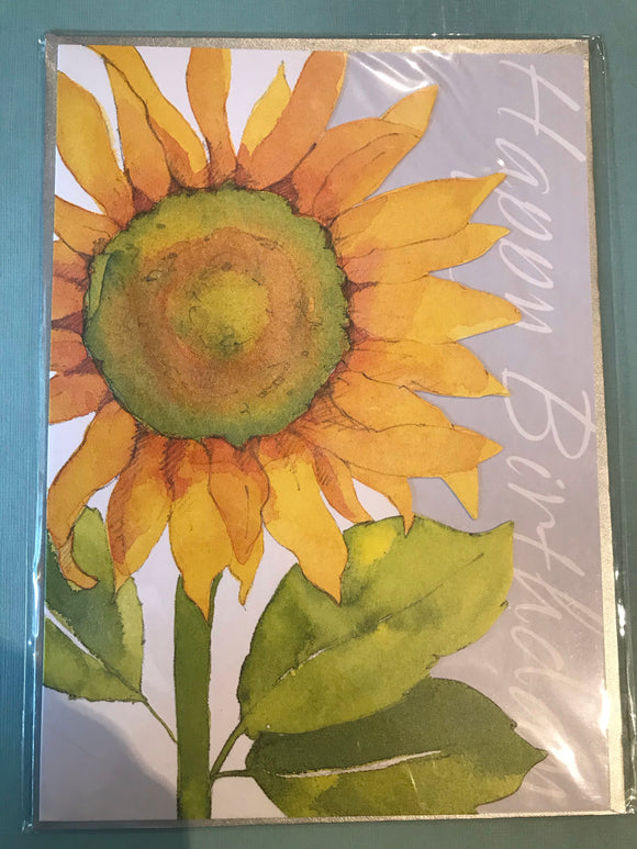 Sunflower Birthday Card