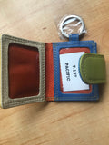 Leather Double Photo Key Rings