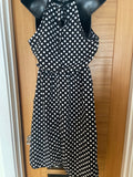 Black & White Polka Dot Dress - Size Medium