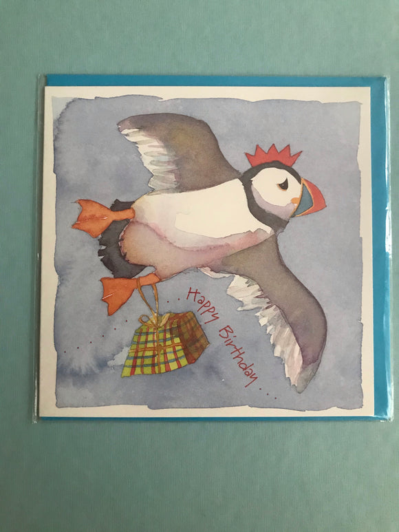 Puffin Birthday Card