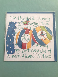 100th Birthday Card