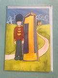 1st Birthday Card in Four Designs