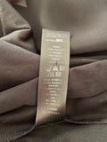 Sophie Gray Lined Chiffon Dress - Size 12