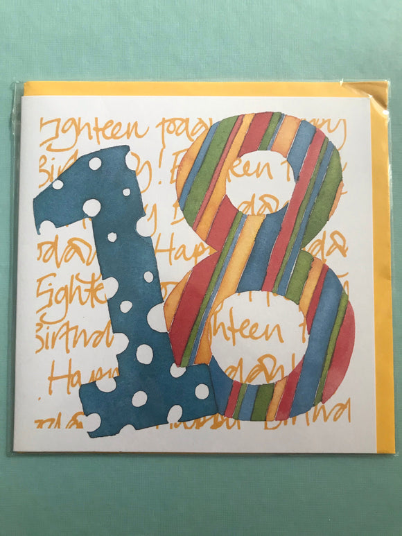 18th Birthday Card