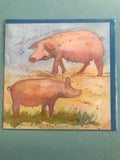 Pig Card in Two Designs