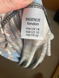 Ingenue V Neck Dress - Size 14