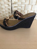 High Wedge Mules in Size 5 & 6 Only - REDUCED