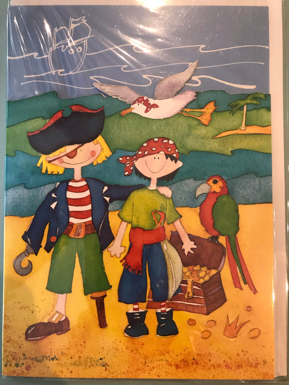 Pirate Birthday Card