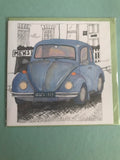 Classic Car Cards in Five Designs