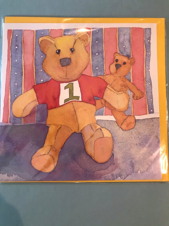 1st Birthday Card in Four Designs