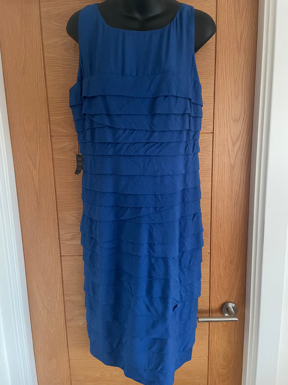 Alexon Royal Blue Fully Lined Dress. NEW with Tags - Size 14