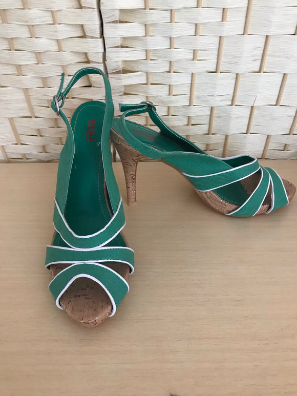 Stunning Material Sling Back Sandal - Size 7 Only - REDUCED