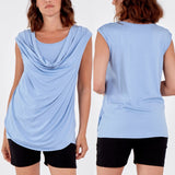 Cowl Neck Top in Two Colours: