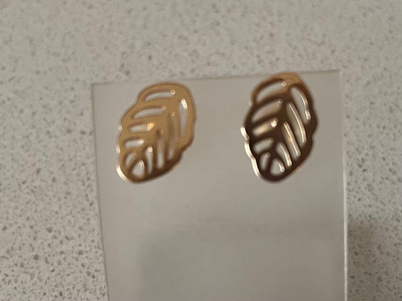 Gold Leaf Earrings