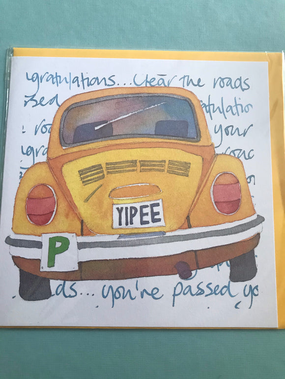 Driving Test Card in Two Designs