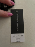Black & Silver Lined. NEW with Tags - Size 16