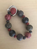 Viva Bead Key Ring in Three Colours
