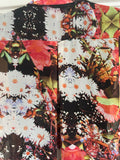 Be Beau Floral Print Chiffon Shirt - Size 10