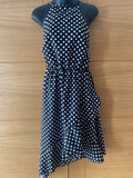 Black & White Polka Dot Dress - Size Medium