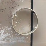 Two Tone Silver Bangle