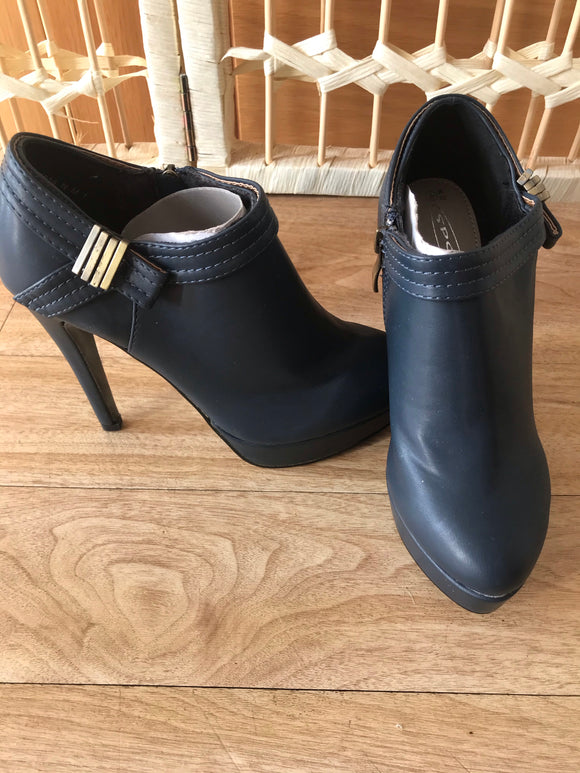 Navy Shoe Boot - REDUCED