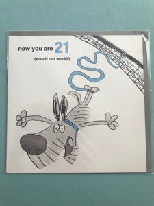 21st Birthday Card