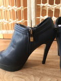 Navy Shoe Boot - REDUCED