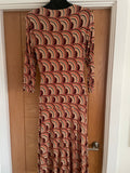 Next Dress Abstract Print Dress - Size 12