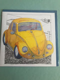Classic Car Cards in Five Designs