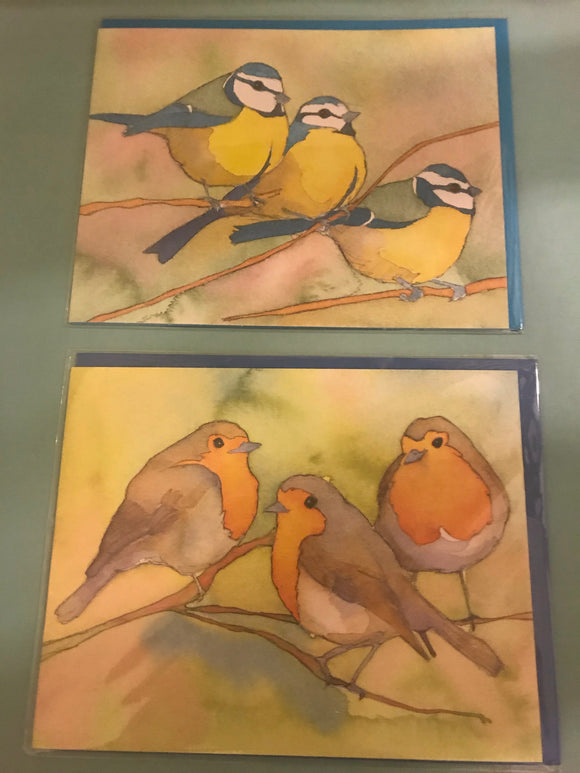 Birds Card in Ten Designs