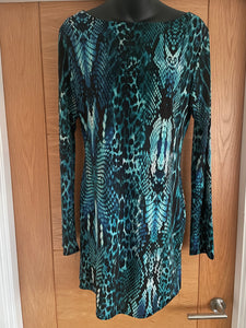 Animal Print KDK Dress/Long Top - Size L