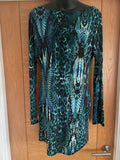 Animal Print KDK Dress/Long Top - Size L