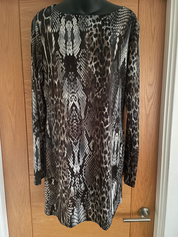 Animal Print KDK Dress/Top Size XL