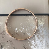 Rose Gold 'Sing' Bangle Engraved Inside & Out