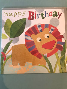 Lion Birthday Card