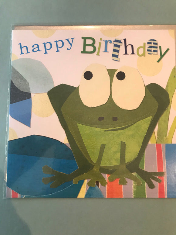 Frog Birthday Card