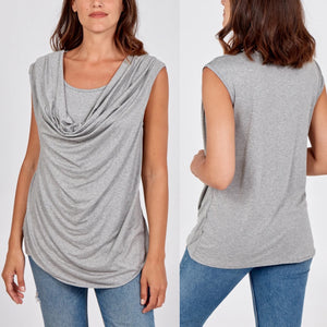 Cowl Neck Top in Two Colours: