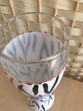 Hand Painted 18th Glass