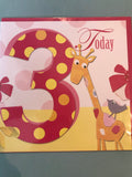 3rd Birthday Card in Five Designs