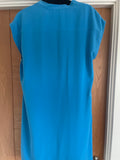 Sleeveless V Neck Dress with Pockets