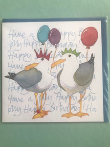 Seagull Birthday Card